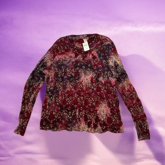 Coldwater Creek's Stunning Ombre Lace Blouse - NWT - Size 3X - Picture 1 of 8